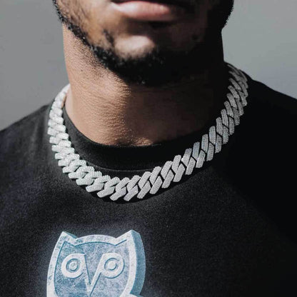 Hip-Hop Jewelry Full Diamond Men's Necklace/Bracelet