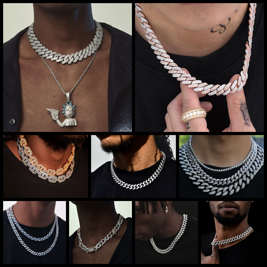 Fashion hip hop jewelry for men 2023