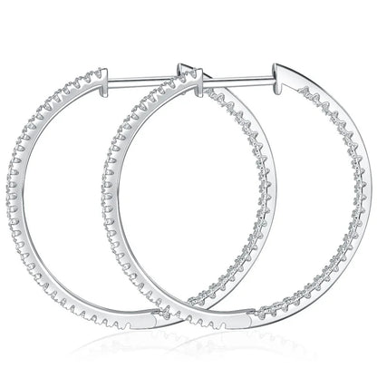 S925 Sterling Silver Drop Earrings Women Moissanite Earrings