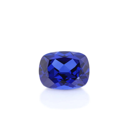 Lab Grown Gemstone Royal blue Cushion cut