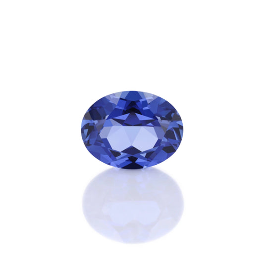 Lab Grown Gemstone Royal blue Oval cut