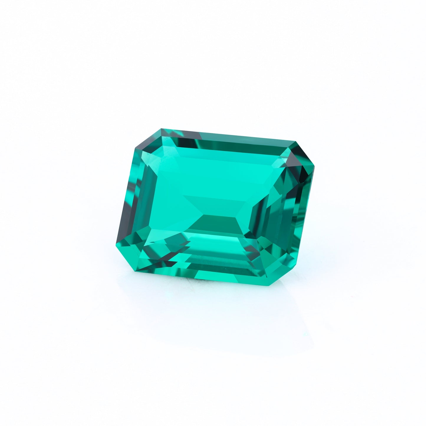 Lab Grown Colombian Emerald Cut