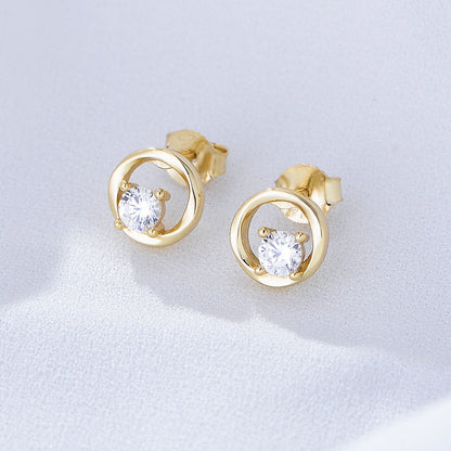 Women S925 Sterling Silver Earrings Zircon Earring